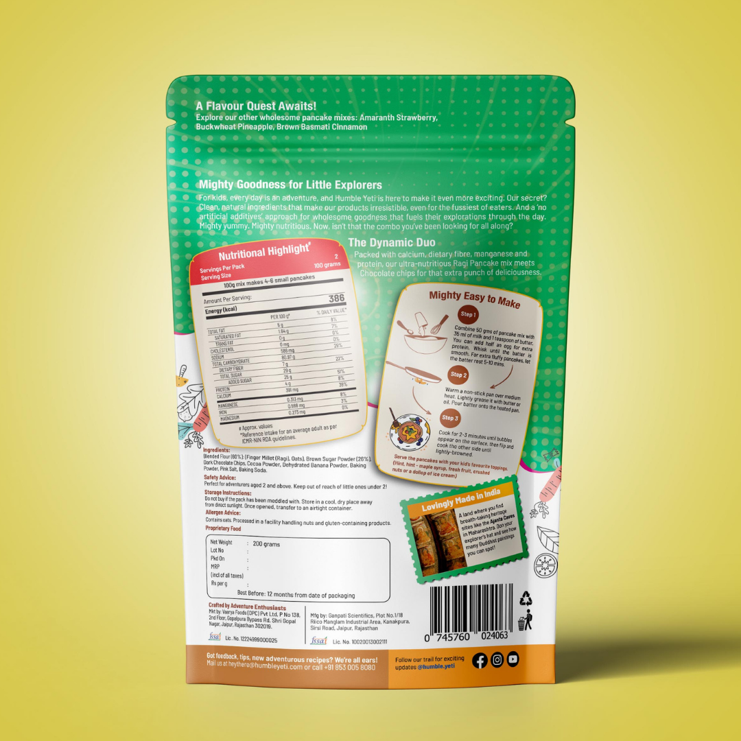 Ragi Chocolate Fantasy Pancake Mix